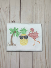 Load image into Gallery viewer, Flamingo Trio Sketch Stitch