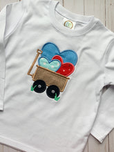 Load image into Gallery viewer, Wagon of Hearts Applique