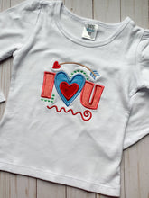 Load image into Gallery viewer, I Heart U Applique