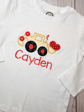 Load image into Gallery viewer, Valentine's Day Dump Truck Applique