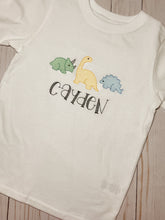 Load image into Gallery viewer, Dinosaur Trio Sketch Stitch